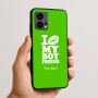 כיסוי בעיצוב אישי עם השם שלך לדגם - Motorola Edge 50 Fusion 5G בעיצוב נשקי את חבר שלי