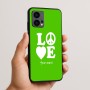 כיסוי בעיצוב אישי עם השם שלך לדגם - Motorola Edge 50 Fusion 5G בעיצוב אהבה