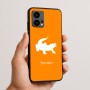 כיסוי בעיצוב אישי עם השם שלך לדגם - Motorola Edge 50 Fusion 5G בעיצוב תנין