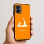 כיסוי בעיצוב אישי עם השם שלך לדגם - Motorola Edge 50 Fusion 5G בעיצוב ג'ירפה באפריקה
