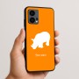 כיסוי בעיצוב אישי עם השם שלך לדגם - Motorola Edge 50 Fusion 5G בעיצוב קרנף
