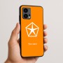 כיסוי בעיצוב אישי עם השם שלך לדגם - Motorola Edge 50 Fusion 5G בעיצוב קרייזלר