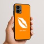 כיסוי בעיצוב אישי עם השם שלך לדגם - Motorola Edge 50 Fusion 5G בעיצוב שפתיים - נשיקה