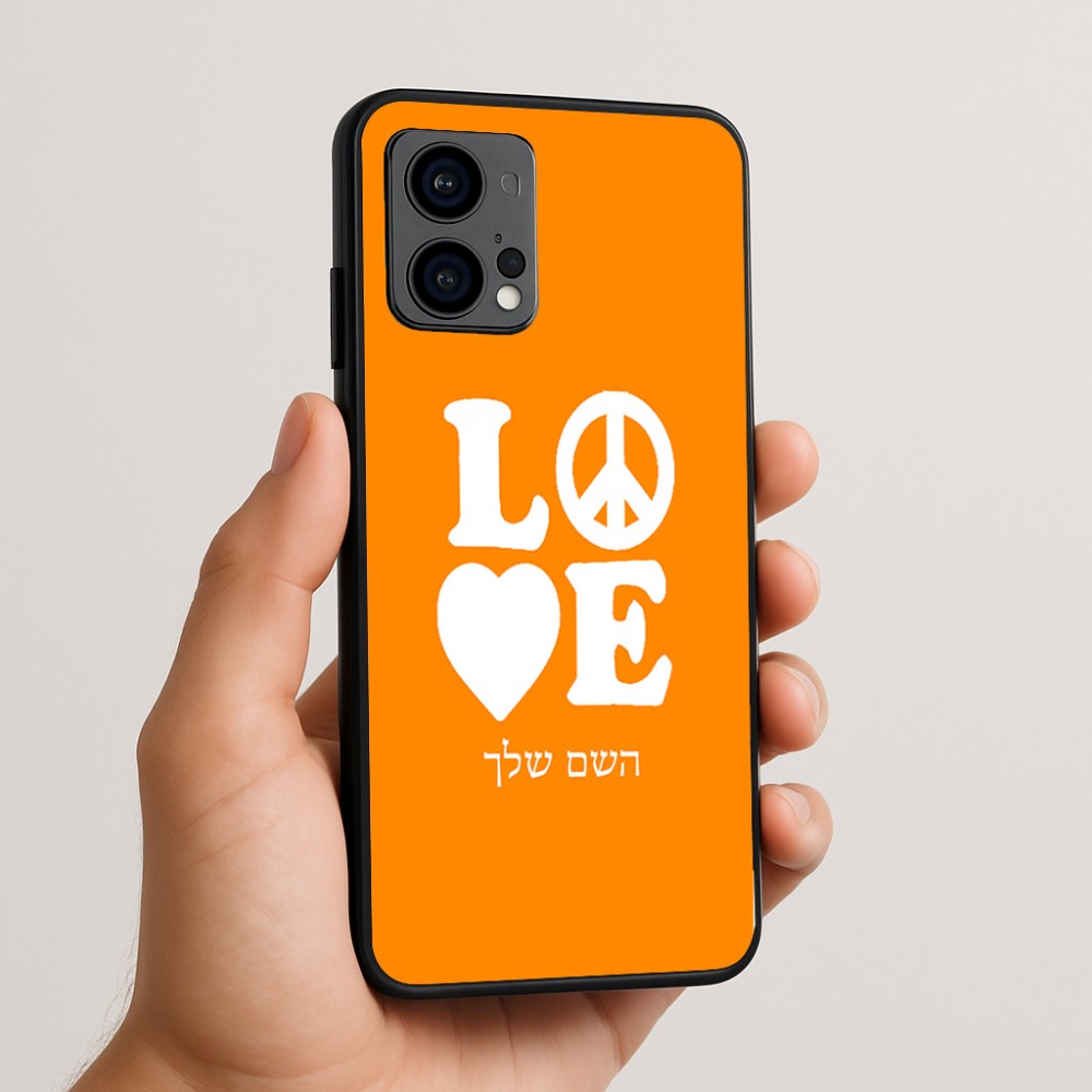 כיסוי בעיצוב אישי עם השם שלך לדגם - Motorola Edge 50 Fusion 5G בעיצוב אהבה