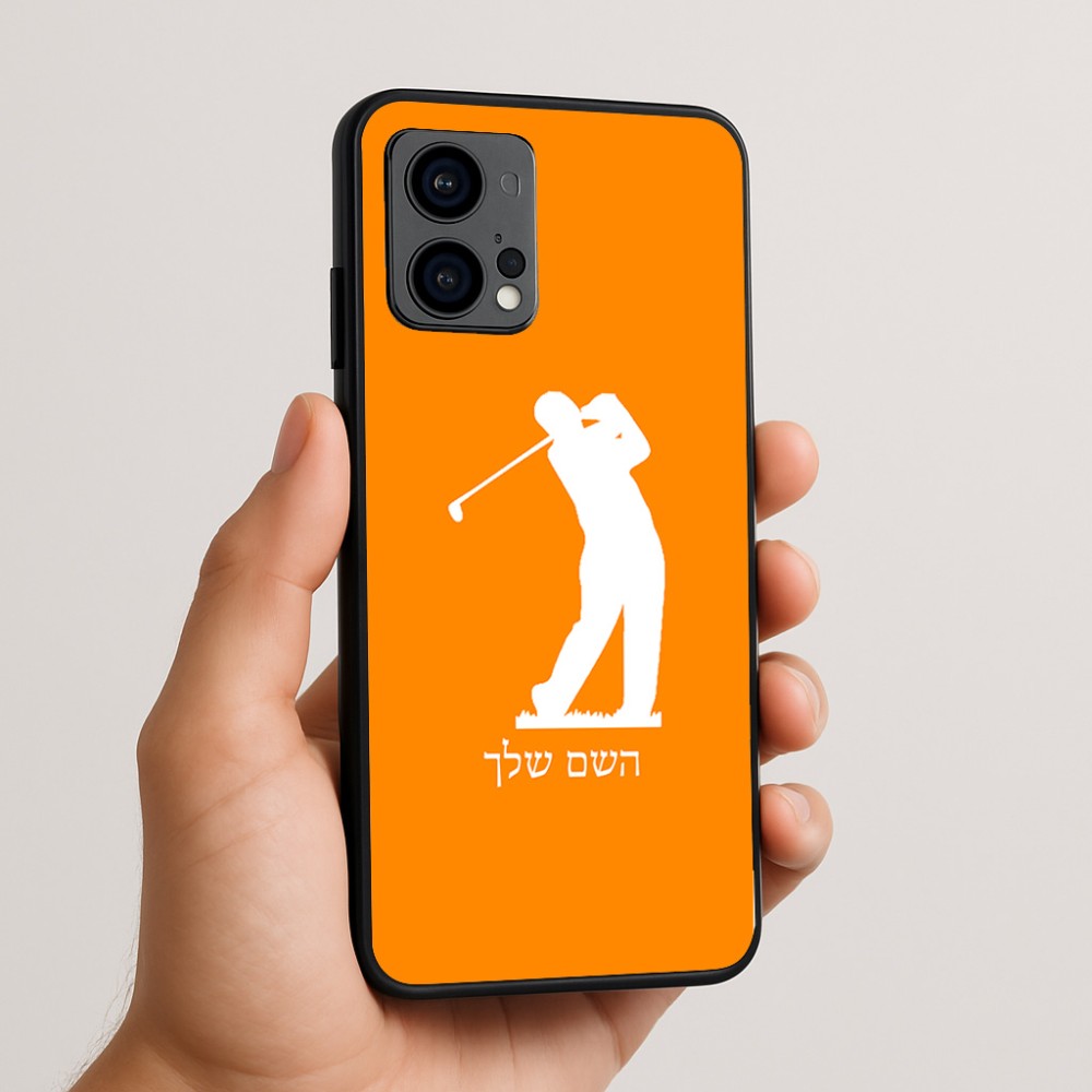 כיסוי בעיצוב אישי עם השם שלך לדגם - Motorola Edge 50 Fusion 5G בעיצוב שחקן גולף