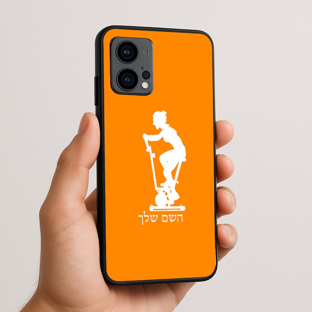 כיסוי בעיצוב אישי עם השם שלך לדגם - Motorola Edge 50 Fusion 5G בעיצוב אימון ספינינג - אישה