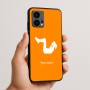 כיסוי בעיצוב אישי עם השם שלך לדגם - Motorola Edge 50 Fusion 5G בעיצוב אישה מתאמנת