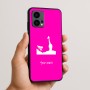 כיסוי בעיצוב אישי עם השם שלך לדגם - Motorola Edge 50 Fusion 5G בעיצוב ג'ירפה באפריקה