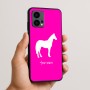 כיסוי בעיצוב אישי עם השם שלך לדגם - Motorola Edge 50 Fusion 5G בעיצוב סוס