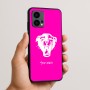 כיסוי בעיצוב אישי עם השם שלך לדגם - Motorola Edge 50 Fusion 5G בעיצוב פני פנטרה