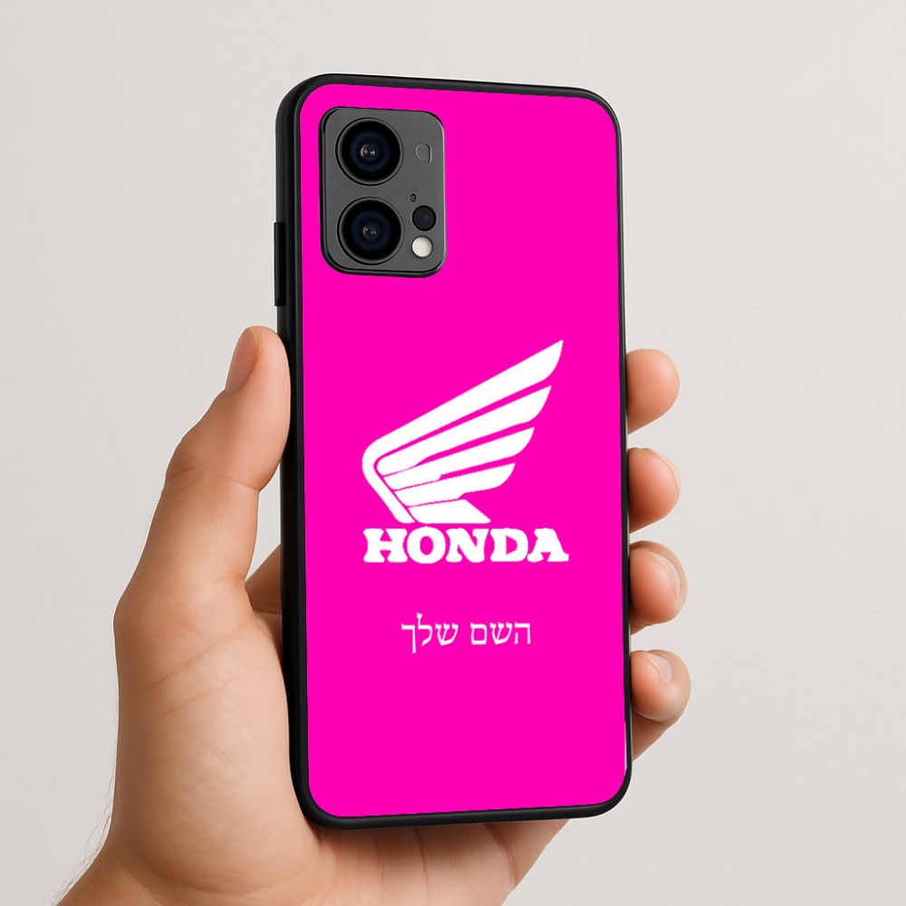 כיסוי בעיצוב אישי עם השם שלך לדגם - Motorola Edge 50 Fusion 5G בעיצוב הונדה