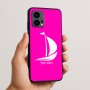 כיסוי בעיצוב אישי עם השם שלך לדגם - Motorola Edge 50 Fusion 5G בעיצוב סירה