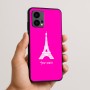 כיסוי בעיצוב אישי עם השם שלך לדגם - Motorola Edge 50 Fusion 5G בעיצוב מגדל אייפל