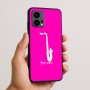 כיסוי בעיצוב אישי עם השם שלך לדגם - Motorola Edge 50 Fusion 5G בעיצוב סקסופון