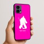 כיסוי בעיצוב אישי עם השם שלך לדגם - Motorola Edge 50 Fusion 5G בעיצוב הוקי שוערים
