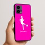 כיסוי בעיצוב אישי עם השם שלך לדגם - Motorola Edge 50 Fusion 5G בעיצוב שחקנית כדורגל - אישה