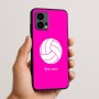 כיסוי בעיצוב אישי עם השם שלך לדגם - Motorola Edge 50 Fusion 5G בעיצוב כדור כדורעף