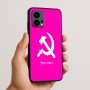 כיסוי בעיצוב אישי עם השם שלך לדגם - Motorola Edge 50 Fusion 5G בעיצוב פטיש ומגל
