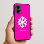 כיסוי בעיצוב אישי עם השם שלך לדגם - Motorola Edge 50 Fusion 5G בעיצוב שלג