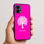 כיסוי בעיצוב אישי עם השם שלך לדגם - Motorola Edge 50 Fusion 5G בעיצוב עץ