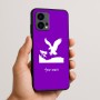 כיסוי בעיצוב אישי עם השם שלך לדגם - Motorola Edge 50 Fusion 5G בעיצוב נשר אמריקאי