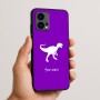 כיסוי בעיצוב אישי עם השם שלך לדגם - Motorola Edge 50 Fusion 5G בעיצוב דינוזאור