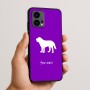 כיסוי בעיצוב אישי עם השם שלך לדגם - Motorola Edge 50 Fusion 5G בעיצוב כלב