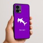 כיסוי בעיצוב אישי עם השם שלך לדגם - Motorola Edge 50 Fusion 5G בעיצוב כריש ראש פטיש