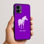 כיסוי בעיצוב אישי עם השם שלך לדגם - Motorola Edge 50 Fusion 5G בעיצוב זברה