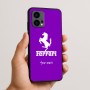 כיסוי בעיצוב אישי עם השם שלך לדגם - Motorola Edge 50 Fusion 5G בעיצוב פרארי