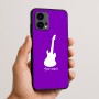 כיסוי בעיצוב אישי עם השם שלך לדגם - Motorola Edge 50 Fusion 5G בעיצוב גיטרה