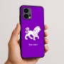 כיסוי בעיצוב אישי עם השם שלך לדגם - Motorola Edge 50 Fusion 5G בעיצוב מזלות - אריה