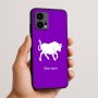 כיסוי בעיצוב אישי עם השם שלך לדגם - Motorola Edge 50 Fusion 5G בעיצוב מזלות - שור