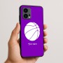 כיסוי בעיצוב אישי עם השם שלך לדגם - Motorola Edge 50 Fusion 5G בעיצוב כדורסל