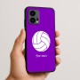 כיסוי בעיצוב אישי עם השם שלך לדגם - Motorola Edge 50 Fusion 5G בעיצוב כדור כדורעף