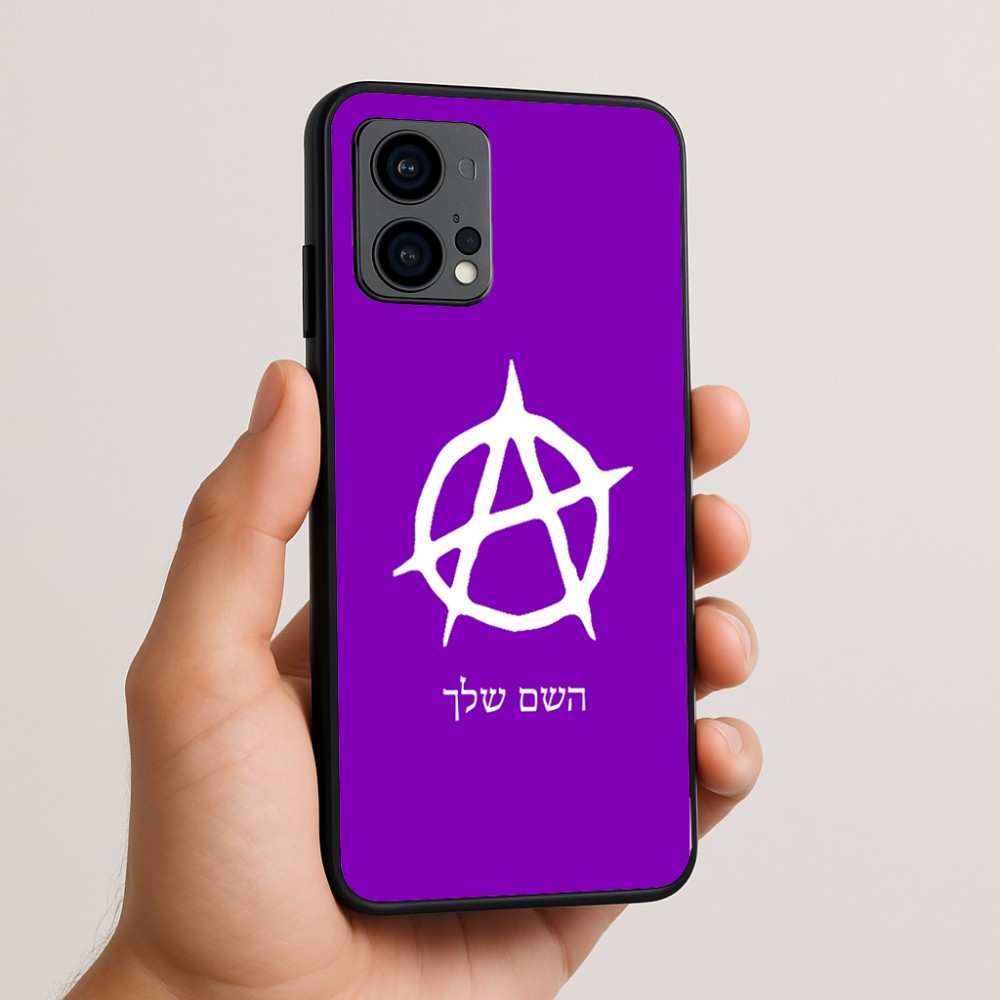כיסוי בעיצוב אישי עם השם שלך לדגם - Motorola Edge 50 Fusion 5G בעיצוב אנרכיה