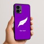 כיסוי בעיצוב אישי עם השם שלך לדגם - Motorola Edge 50 Fusion 5G בעיצוב נוצת נוצה