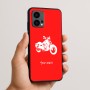 כיסוי בעיצוב אישי עם השם שלך לדגם - Motorola Edge 50 Fusion 5G בעיצוב הארלי-דיווידסון