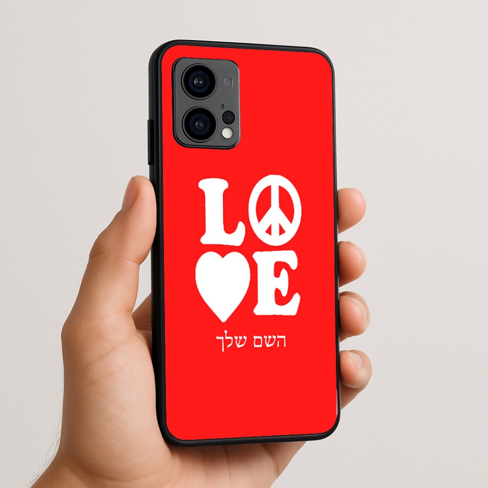 כיסוי בעיצוב אישי עם השם שלך לדגם - Motorola Edge 50 Fusion 5G בעיצוב אהבה