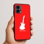 כיסוי בעיצוב אישי עם השם שלך לדגם - Motorola Edge 50 Fusion 5G בעיצוב גיטרה