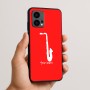 כיסוי בעיצוב אישי עם השם שלך לדגם - Motorola Edge 50 Fusion 5G בעיצוב סקסופון