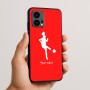 כיסוי בעיצוב אישי עם השם שלך לדגם - Motorola Edge 50 Fusion 5G בעיצוב שחקנית כדורגל - אישה