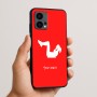 כיסוי בעיצוב אישי עם השם שלך לדגם - Motorola Edge 50 Fusion 5G בעיצוב אישה מתאמנת