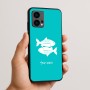כיסוי בעיצוב אישי עם השם שלך לדגם - Motorola Edge 50 Fusion 5G בעיצוב מזלות - דגים