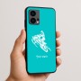 כיסוי בעיצוב אישי עם השם שלך לדגם - Motorola Edge 50 Fusion 5G בעיצוב אופנוע שלג