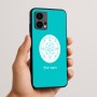 כיסוי בעיצוב אישי עם השם שלך לדגם - Motorola Edge 50 Fusion 5G בעיצוב לוח שנה אצטקי של המאיה
