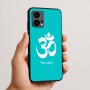 כיסוי בעיצוב אישי עם השם שלך לדגם - Motorola Edge 50 Fusion 5G בעיצוב סמל אום