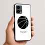 כיסוי בעיצוב אישי עם השם שלך לדגם - Motorola Edge 50 Fusion 5G בעיצוב כדורסל