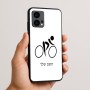 כיסוי בעיצוב אישי עם השם שלך לדגם - Motorola Edge 50 Fusion 5G בעיצוב אופניים אולימפיים