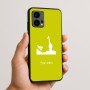 כיסוי בעיצוב אישי עם השם שלך לדגם - Motorola Edge 50 Fusion 5G בעיצוב ג'ירפה באפריקה